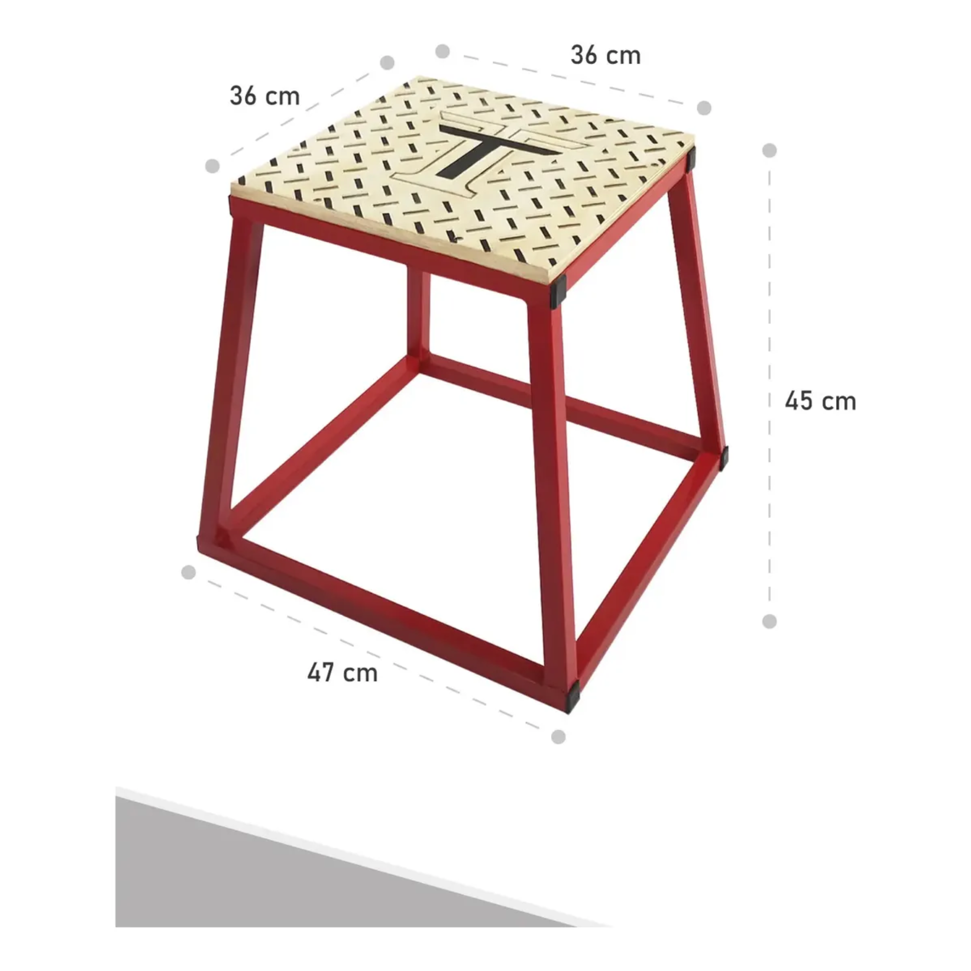 Banco Pliométrico de 45 cm.