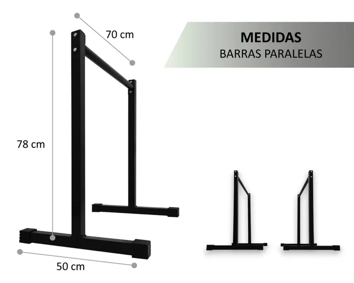 Barras Paralelas de 78 cm.