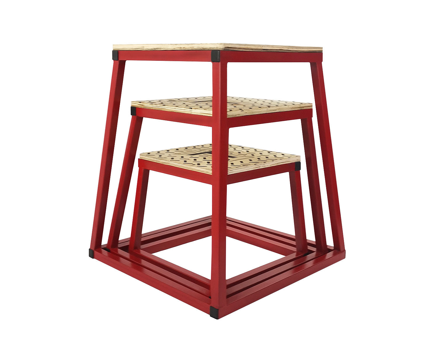 Kit de Bancos Pliométricos (30 + 45 + 60 cm)